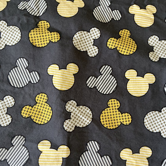 Disney Gray and Yellow Mickey Mouse Scrub Top - Picture 3 of 4